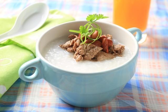 cháo thịt bò chống lạnh